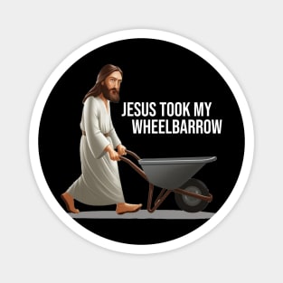 Jesus take the Wheel - Barrow Magnet
